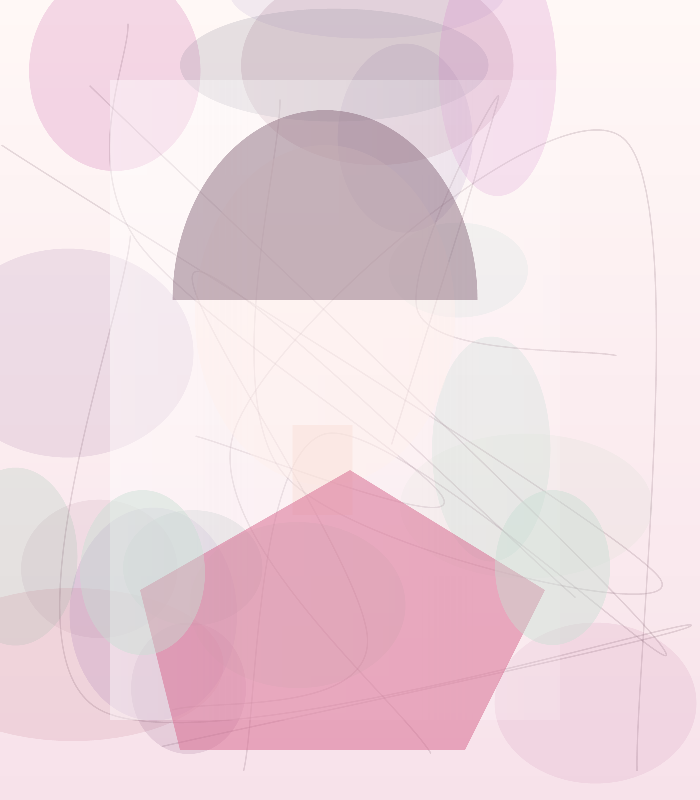 Abstract editorial portrait collage